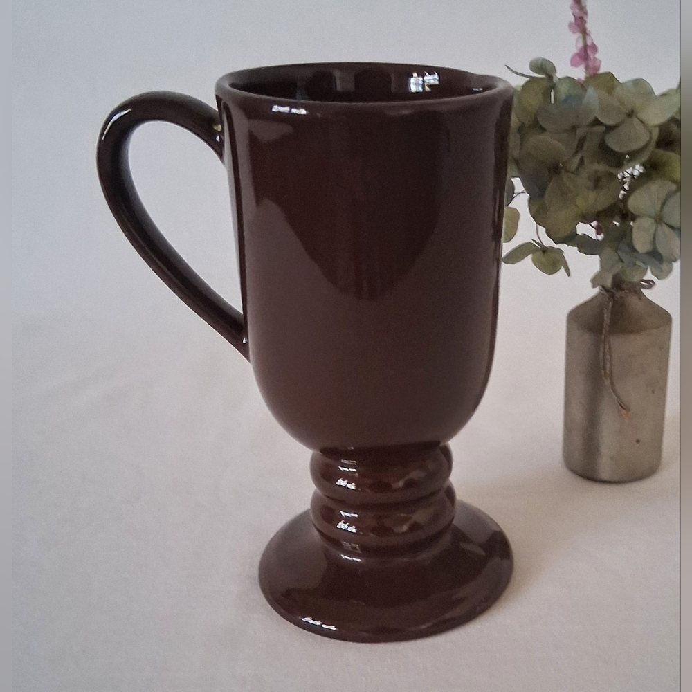 HTF! McCoy Large Brown Glossy Mug #265 USA